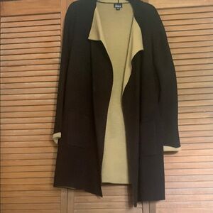 Women's Black and Tan Sweater by Simply Emma